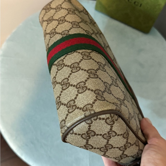 Gucci Vintage GG Web Cosmetic Pouch/Clutch - Picture 8 of 10
